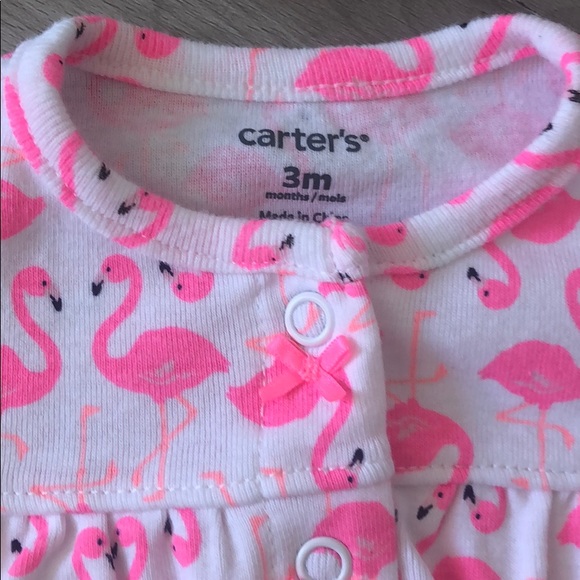 2 piece flamingo body suit-sold as set - Picture 6 of 8